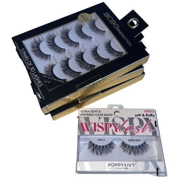 3D Eyelash Extension Volume Wispy Lash Falsies 16 Pairs with Glue Starter Kits - Picture 11 of 11